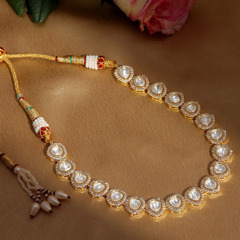Designer Kundan And Diamond Neckpiece