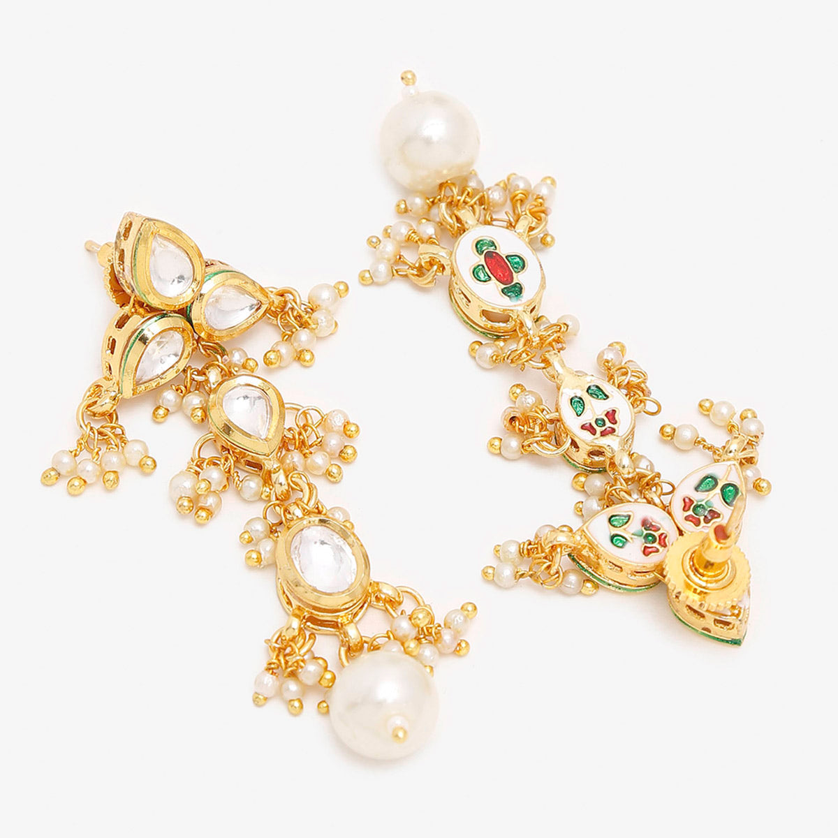 Designer Kundan Choker Set With Earrings