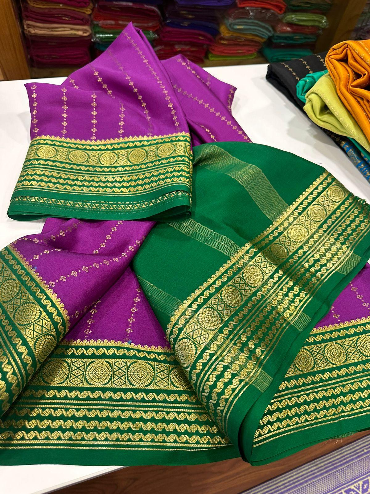 Designer Mysoore Silk Saree