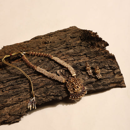 Designer Precious Pearls Kundan Necklace Set