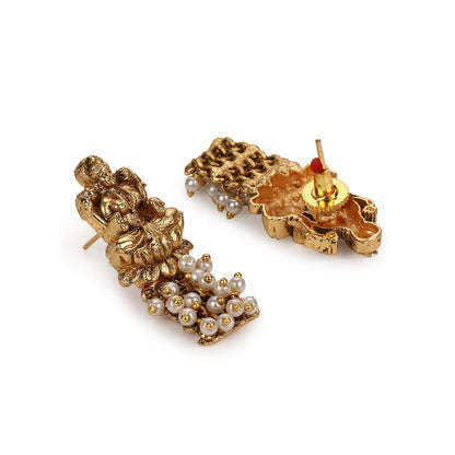 Designer Precious Pearls Kundan Necklace Set