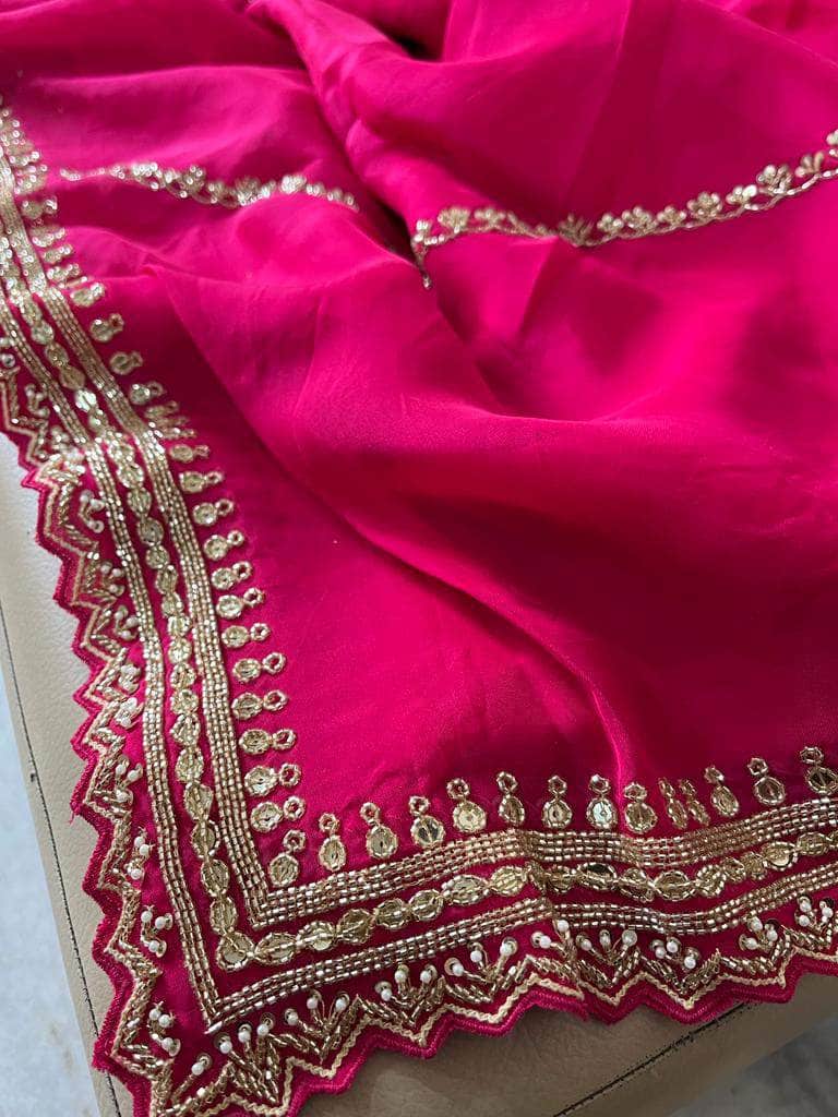 Designer Pure Organza Saree with sequence work