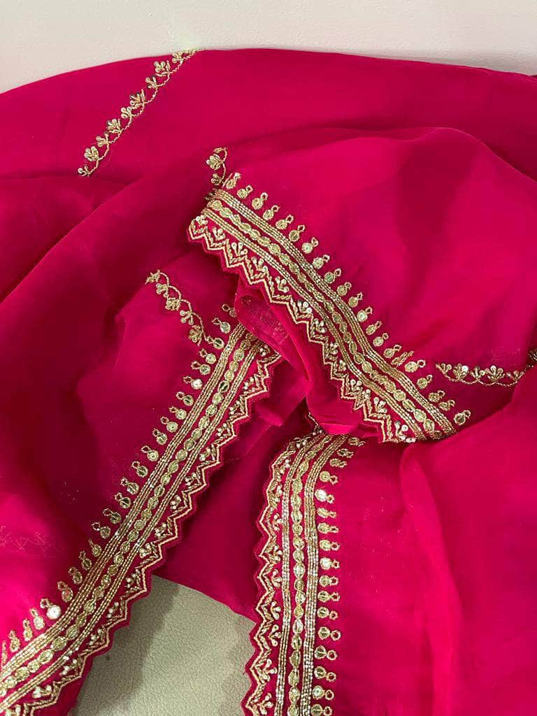 Designer Pure Organza Saree with sequence work