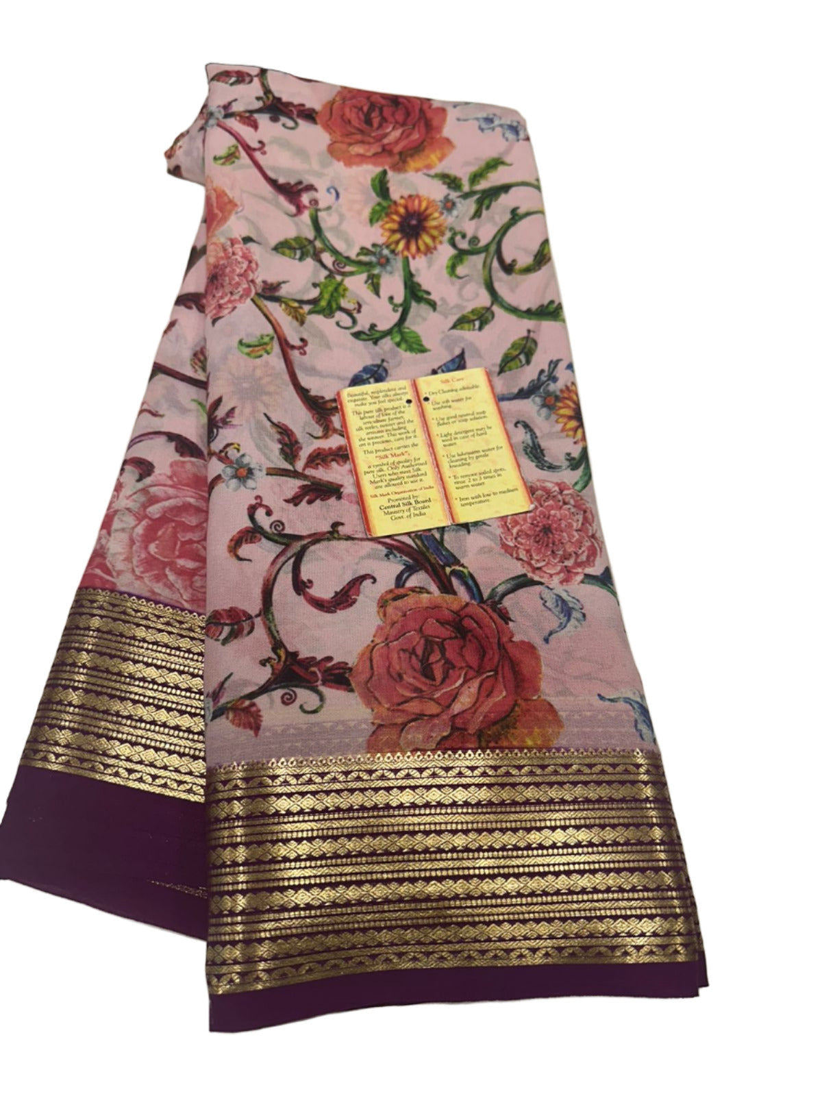 Digital Print Mysoore Silk Saree