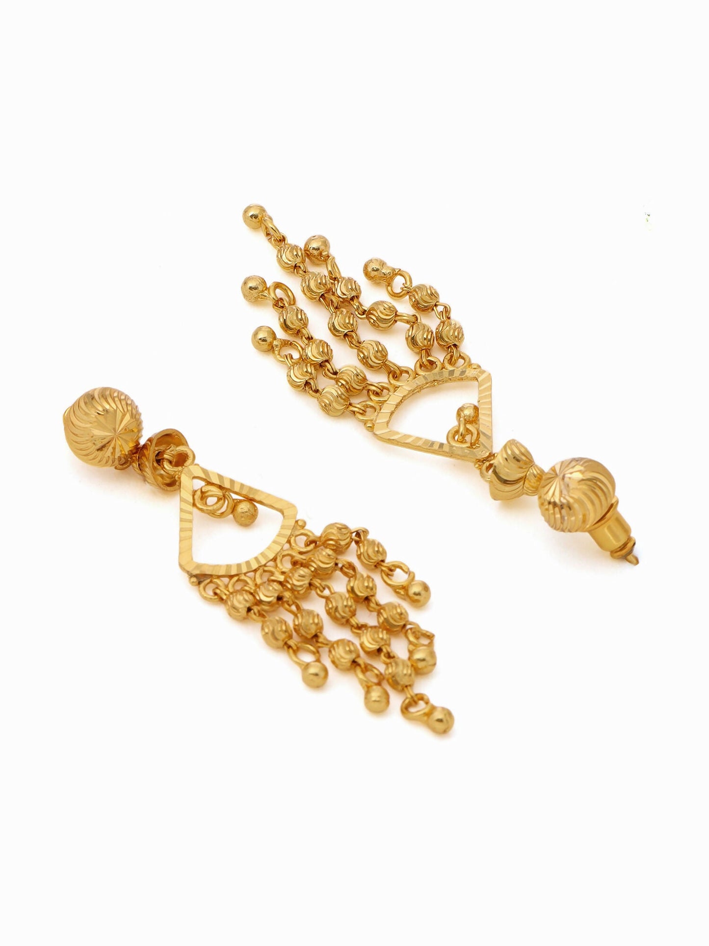 Ruby Raang Gold Dangler Earrings