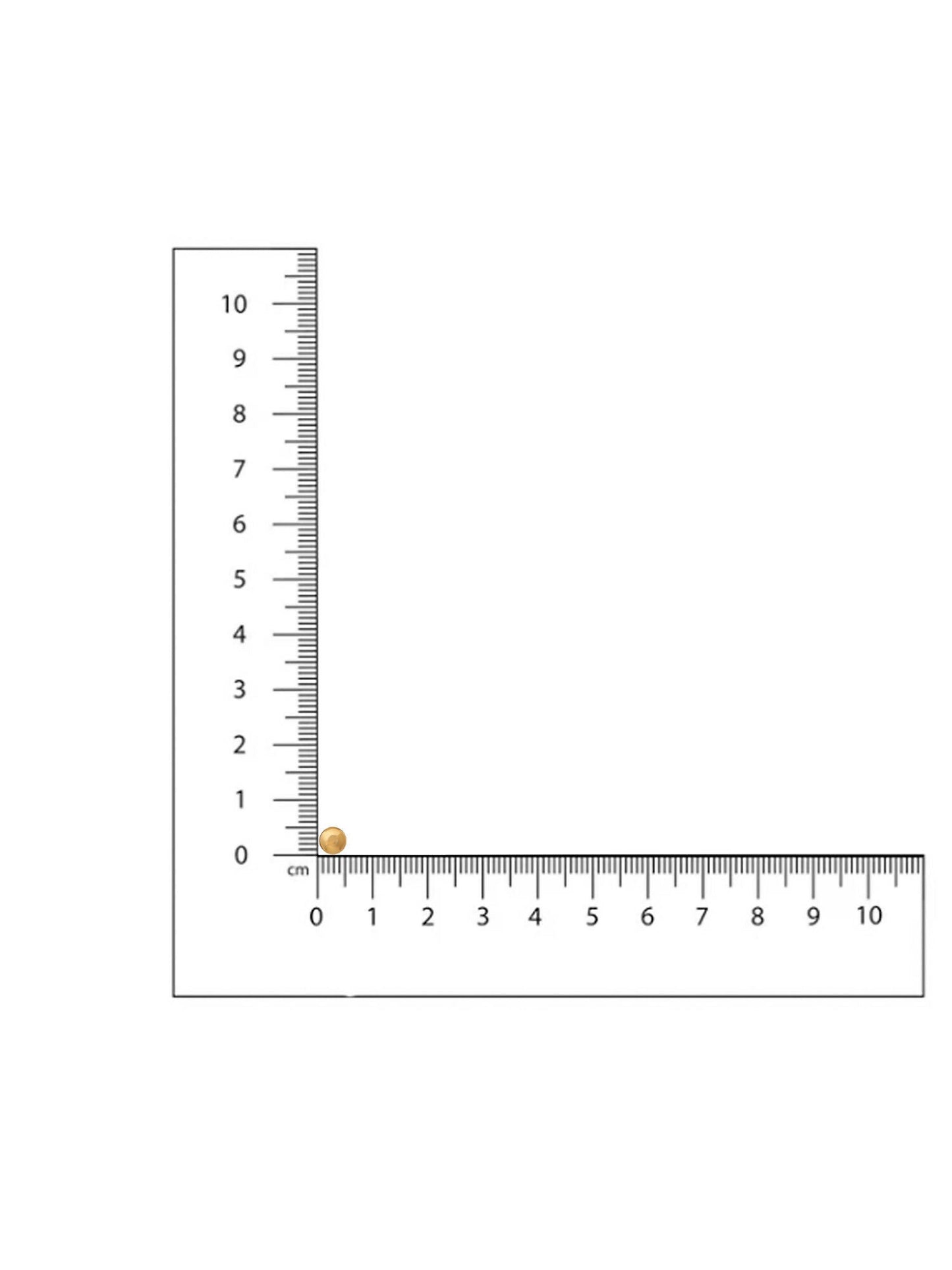 Ruby Raang Golden Round Studs