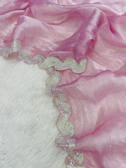 Excellent Pure Banarasi Tissue Silk Saree