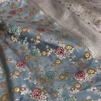 Exclusive Bridal Banarasi Handwoven Silk Mark Certified Pure Katan Silk Saree