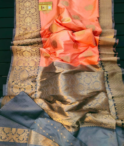 Exclusive Gold Zari Banarasi Silk Saree