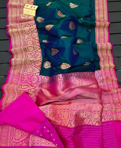 Exclusive Gold Zari Banarasi Silk Saree