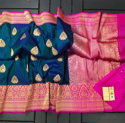 Exclusive Gold Zari Banarasi Silk Saree