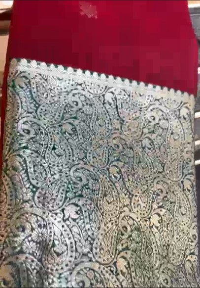 Exclusive Handwoven Pure Kanchipuram Silk Saree