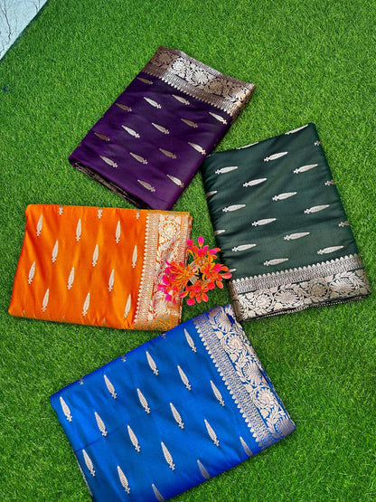 Exclusive Mashru Silk Saree with Gold Zari Work