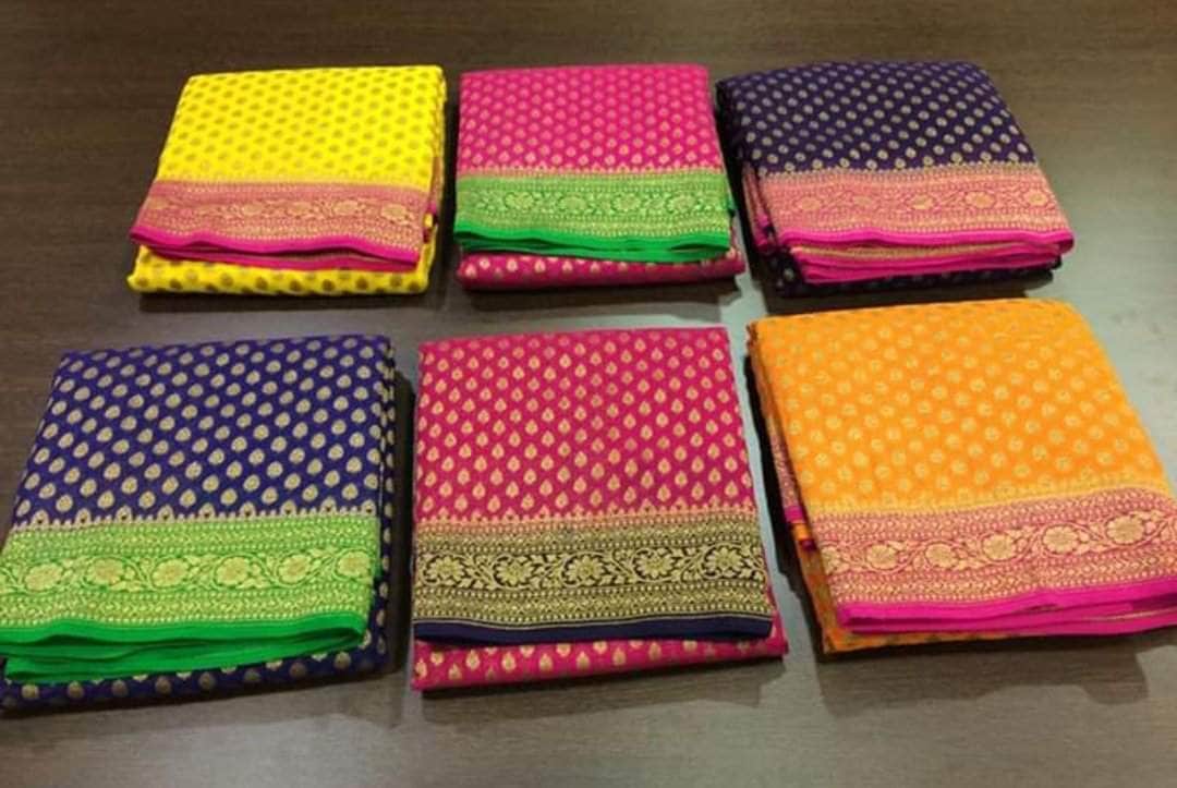 Exclusive Pure Banarasi Chiffon Khaddi Saree