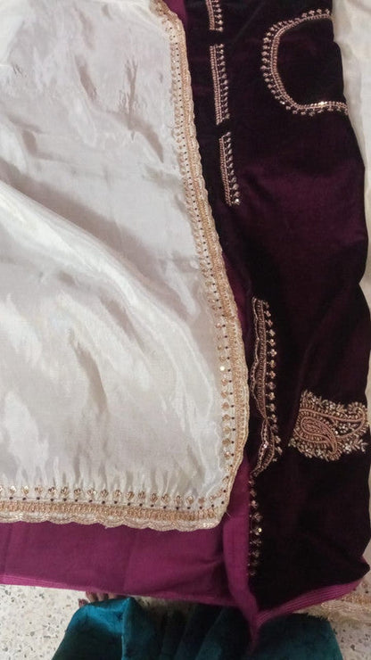 Exclusive Tissue Organza Beautiful White Saree