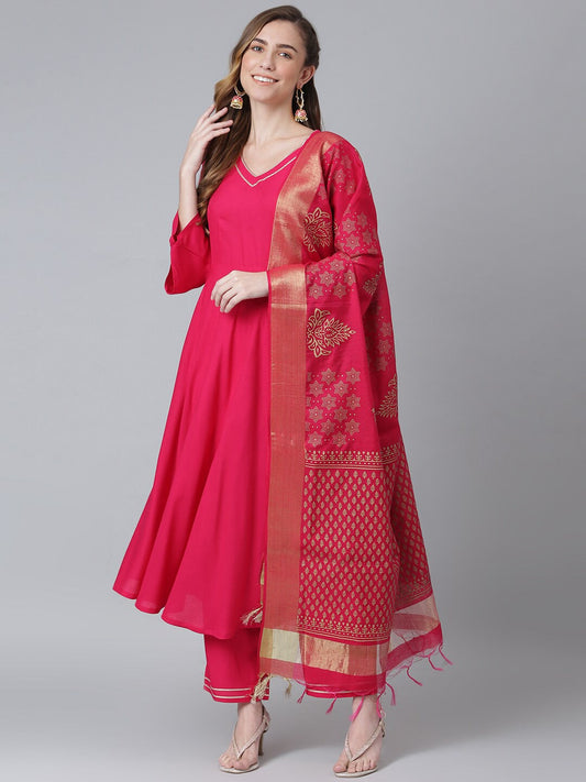 Khushal K Gotta Patti Kurta with Palazzos & With Dupatta