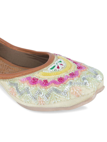 Desi Colour Women Indian Ethnic Footwear-Heavy Emb -6