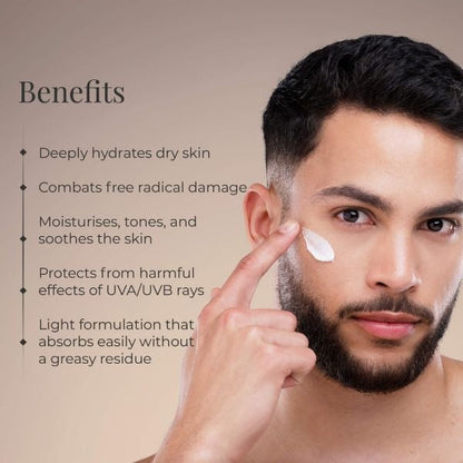 Forest Essentials Hydrating Facial Moisturiser with SPF 25 - Sandalwood & Orange Peel