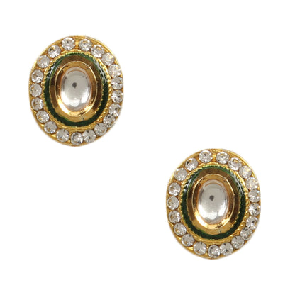 Handcrafted Kundan Necklace Stone with Earring