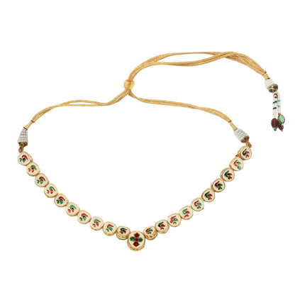 Handcrafted Kundan Necklace Stone with Earring