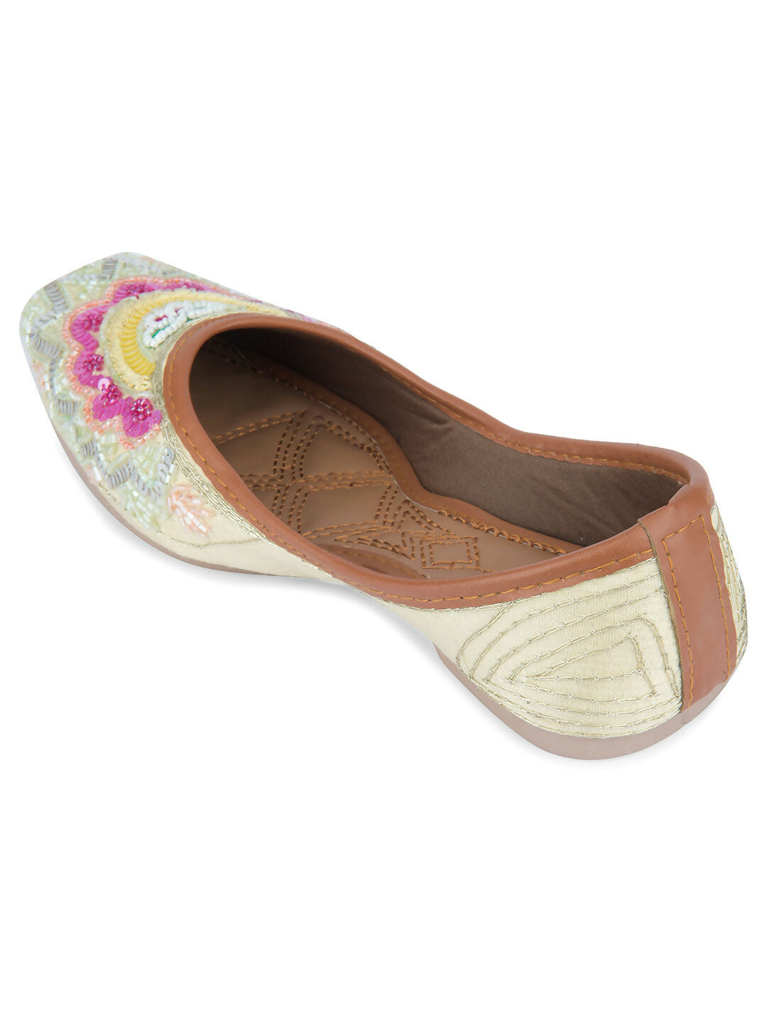 Desi Colour Women Indian Ethnic Footwear-Heavy Emb -6