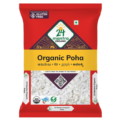 24 Mantra Organic White Thin Poha