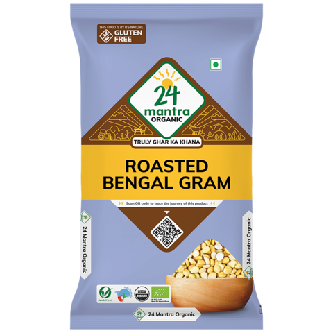 24 Mantra Organic Roasted Bengal gram Dal