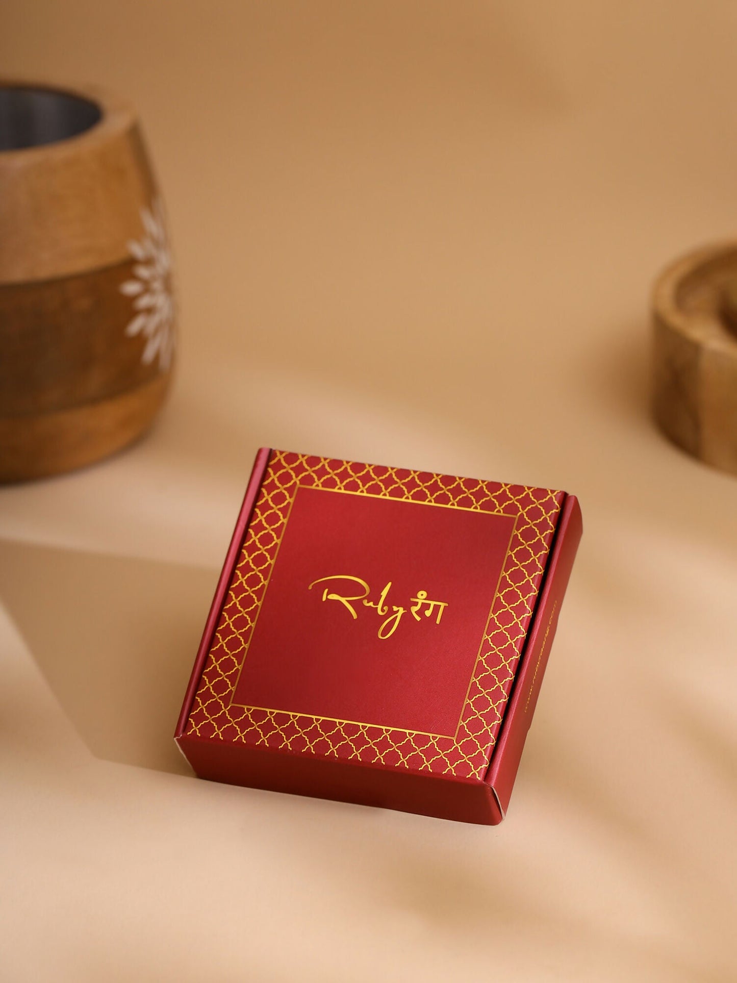 Ruby Raang Multi Blue Kundan Studs