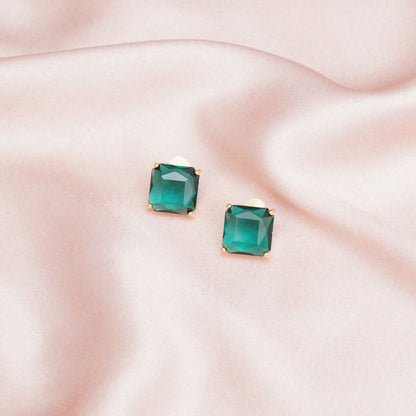 Jade Studs- Ruby Raang