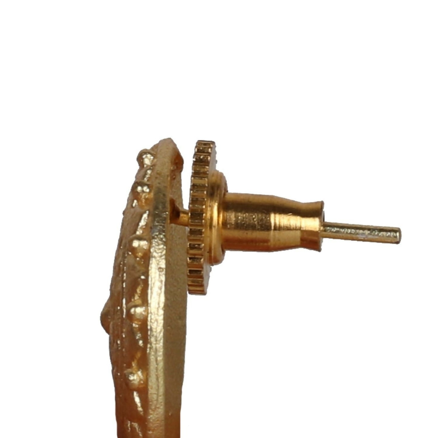 Joban Fashion Women Matte Gold Brass Jhumka