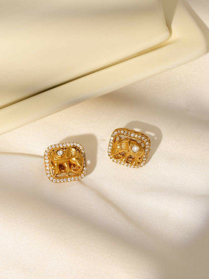 Elephant Studs - Ruby Raang