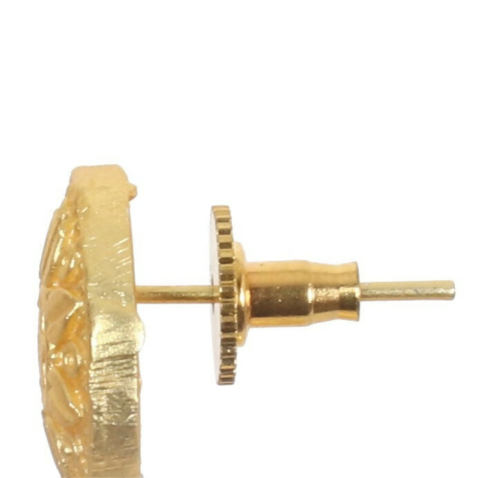 Joban Fashion Women Matte Gold Brass Jhumka