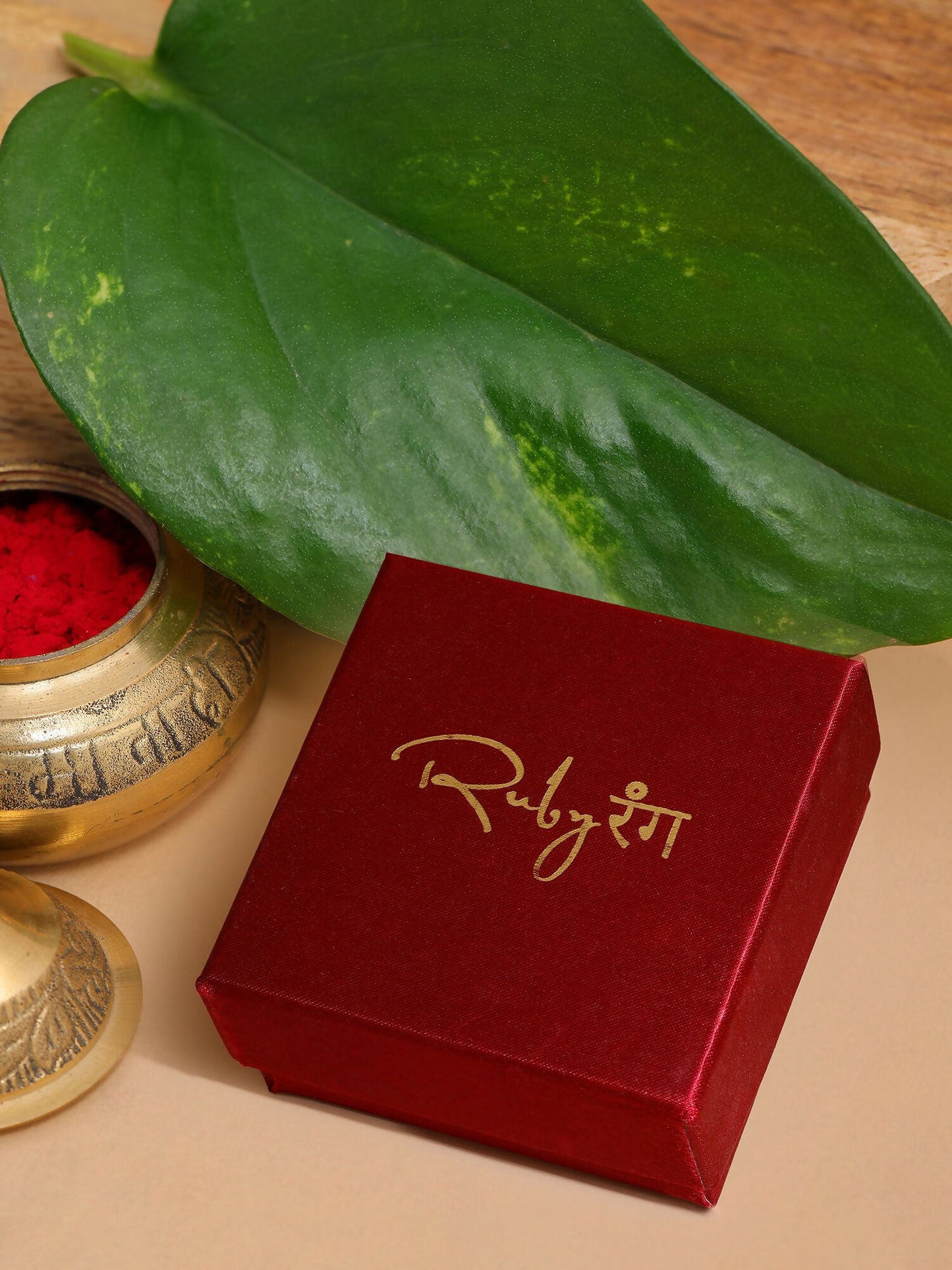 Ruby Raang Gold Dangler Earrings