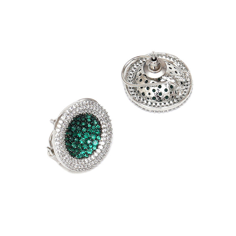 Precious Stone Necklace With Stud