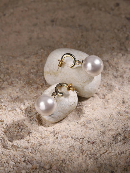 Pearl Drop Earrings- Ruby Raang