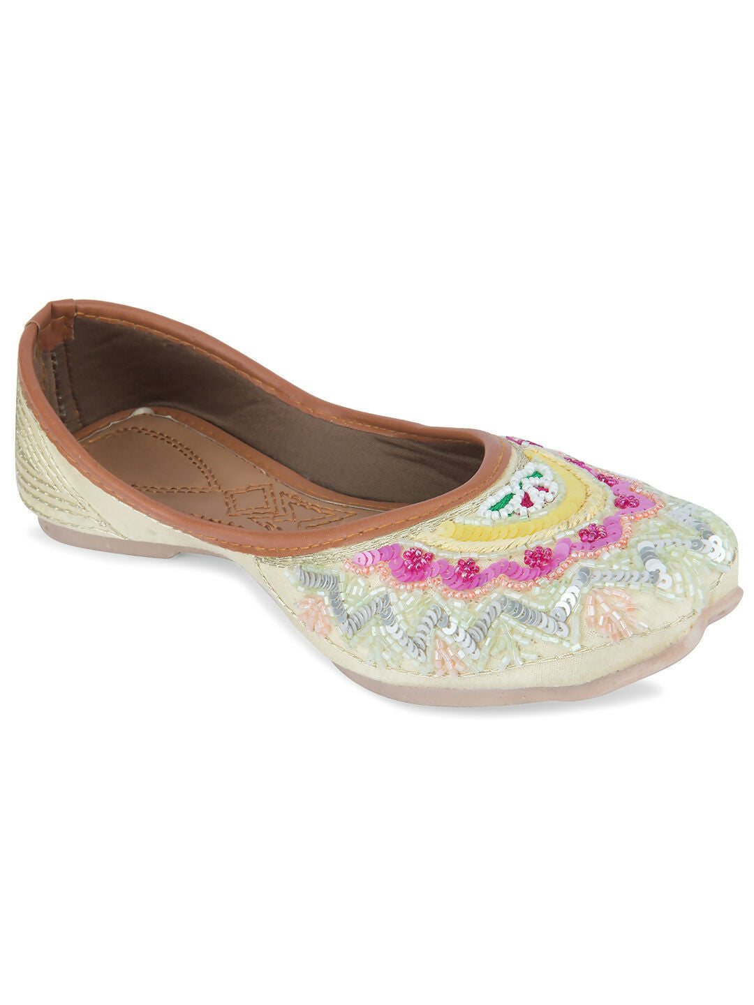 Desi Colour Women Indian Ethnic Footwear-Heavy Emb -6