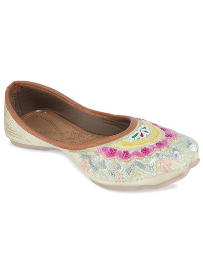 Desi Colour Women Indian Ethnic Footwear-Heavy Emb -6