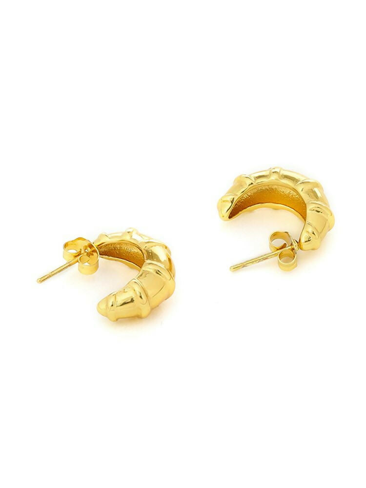 Half Moon Studs - Ruby Raang