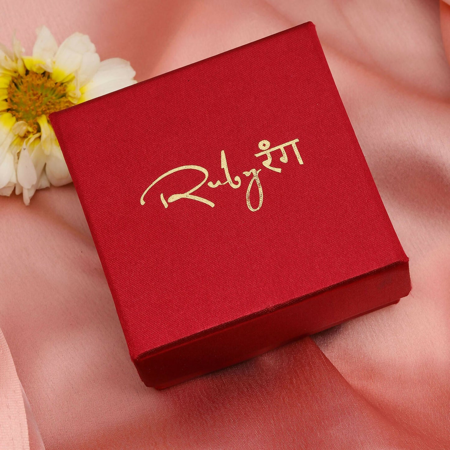 Duet Gold and Meenakari Earrings (Gold) - Ruby Raang