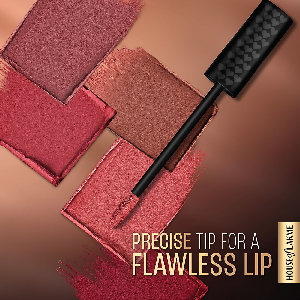 Lakme Xtraordin-Airy Velvet Matte Lip Mousse - Sweetheart Pink