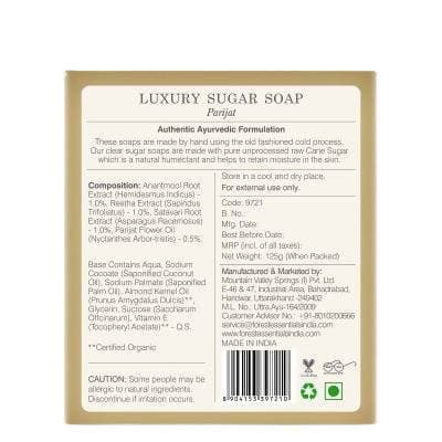 Forest Essentials Luxury Sugar Soap Parijat