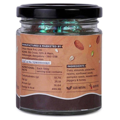Millet Amma Nutrabite (Nuts & Seeds Energy Bar)